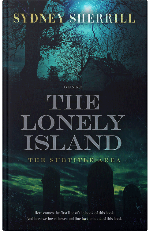 Front view of Premade Horror Book Cover - Firefly