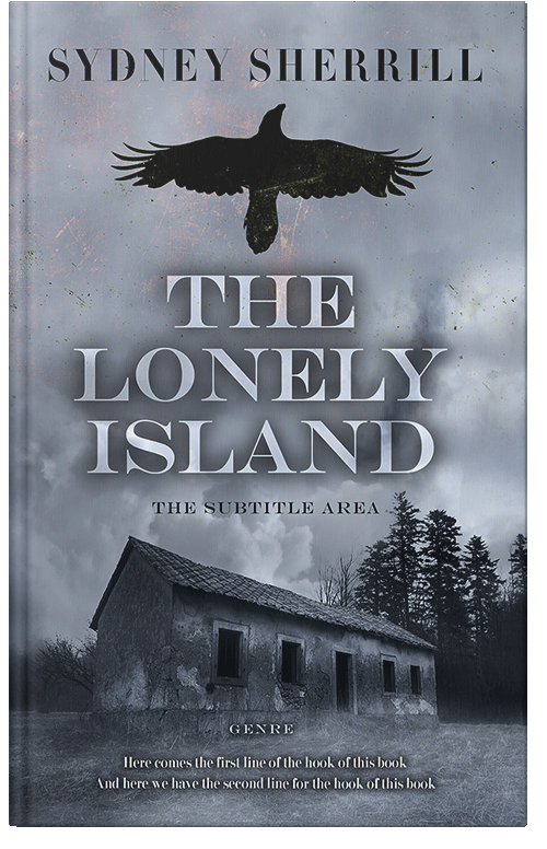 Front view of Premade Horror Book Cover - Regent Gray