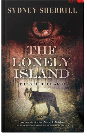 Premade Book Cover Cocoa Brown