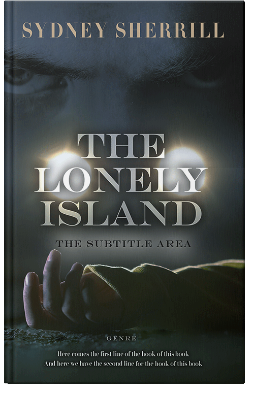 Front view of Premade Mystery & Thriller & Suspense Book Cover - Outer Space