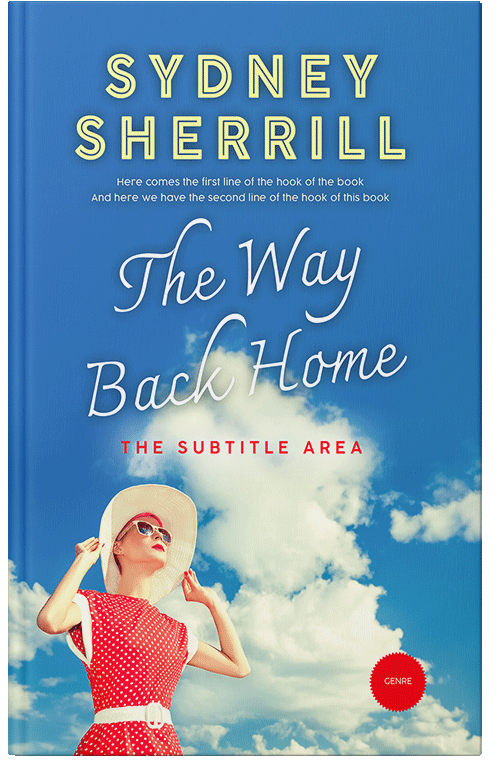 Front view of Premade Chick Lit Book Cover - Bone