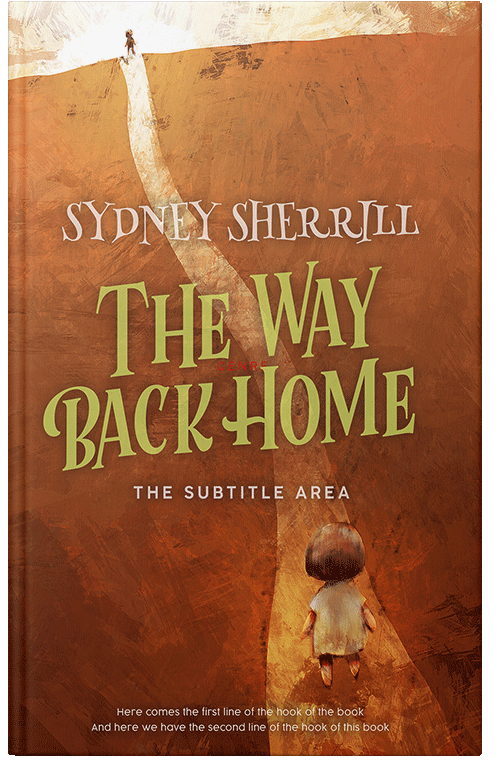 Front view of Premade Teen & Young Adult Book Cover - Hawaiian Tan