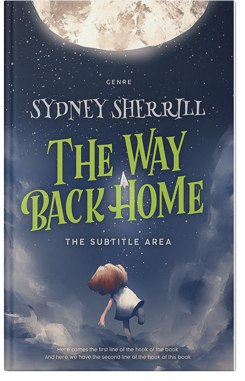 Front view of Premade Fantasy Book Cover - Fiord