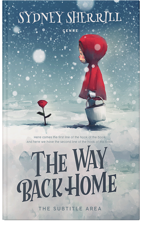 Front view of Premade Teen & Young Adult Book Cover - Iron