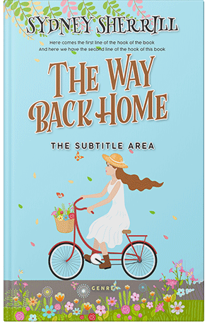 Premade Book Cover Powder Blue