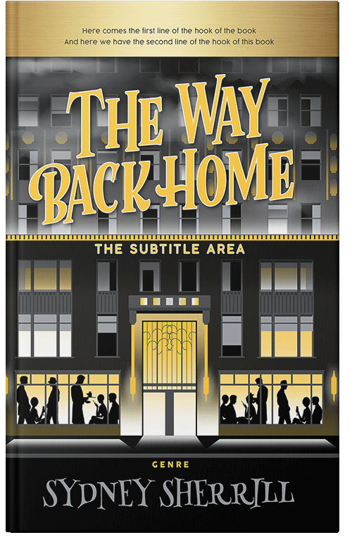 Front view of Premade Chick Lit Book Cover - Putty