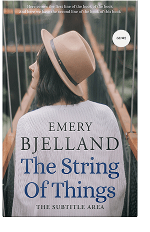 Pre Made Book Cover Pink Swan