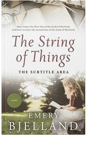 Pre Made Book Cover Moon Mist