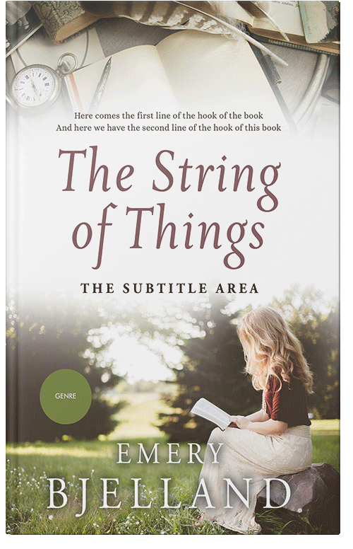 Front view of Premade Romance Book Cover - Moon Mist