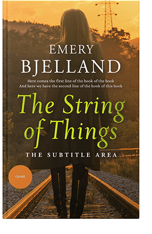 Pre Made Book Cover Brown Tumbleweed