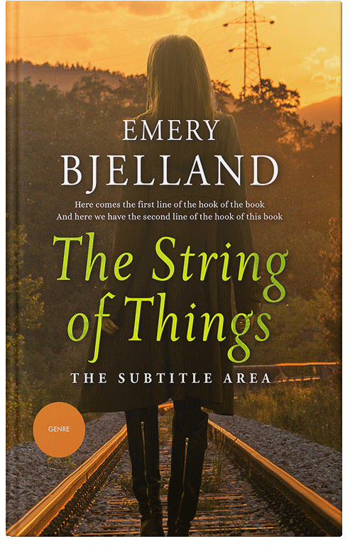 Front view of Premade Teen & Young Adult Book Cover - Brown Tumbleweed