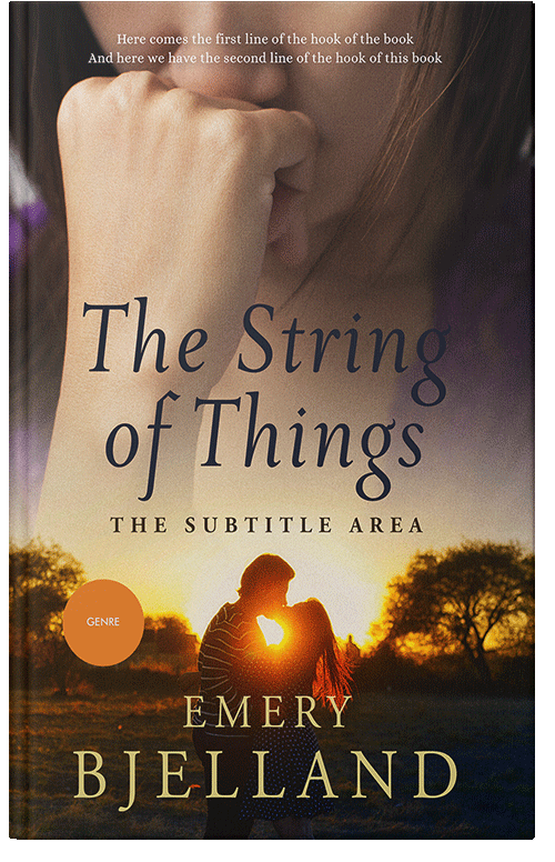 Front view of Premade Health & Mind & Body Book Cover - Calico