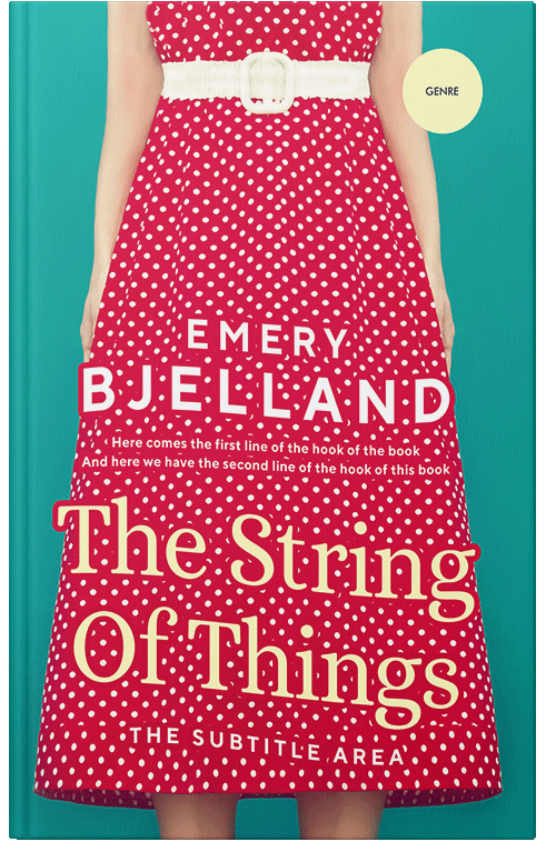 Front view of Premade Chick Lit Book Cover - Niagara