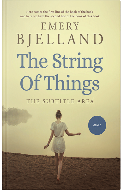 Front view of Premade Teen & Young Adult Book Cover - Chamois