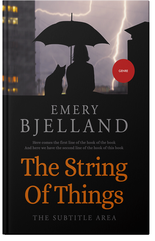 Front view of Premade Teen & Young Adult Book Cover - Cod Gray