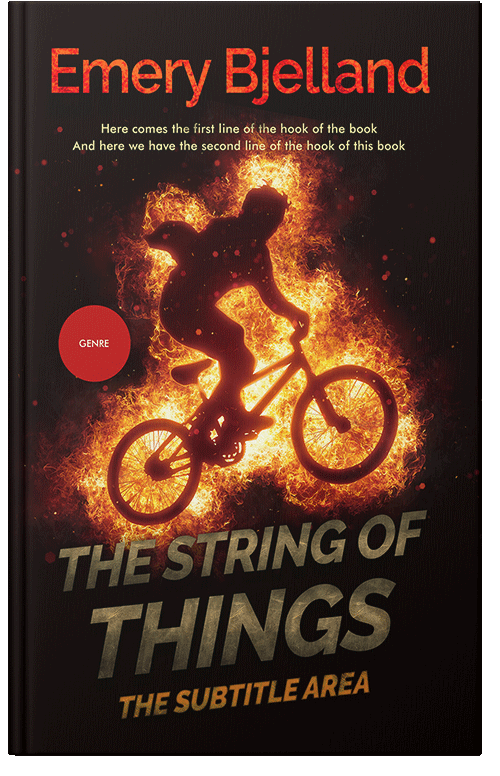 Front view of Premade Teen & Young Adult Book Cover - Coffee Bean