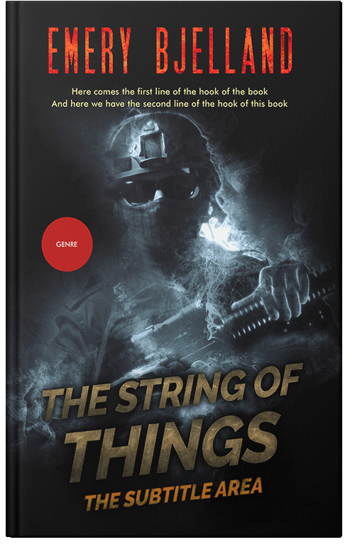 Front view of Premade Mystery & Thriller & Suspense Book Cover - Shark