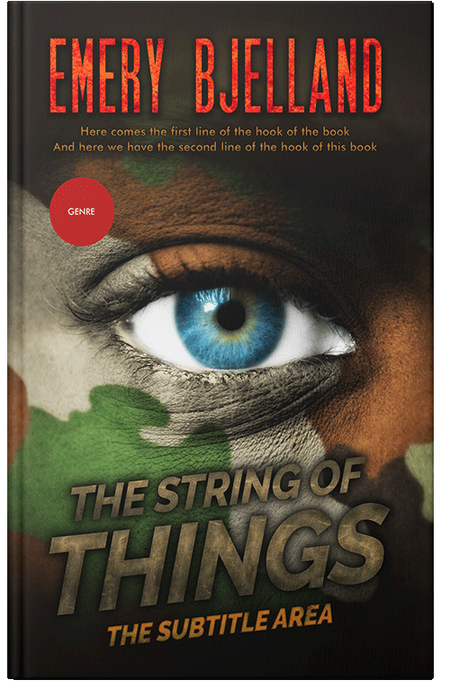 Front view of Premade Teen & Young Adult Book Cover - Zeus