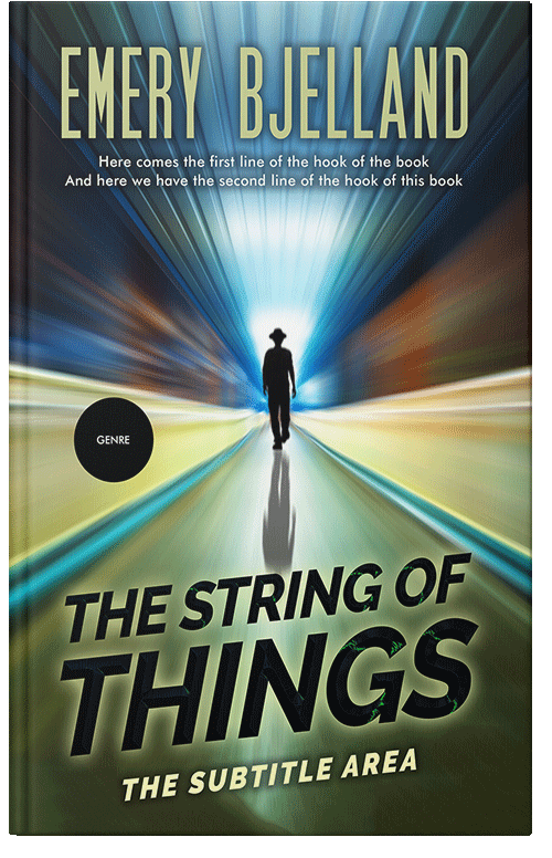 Front view of Premade Action & Adventure Book Cover - Sprout