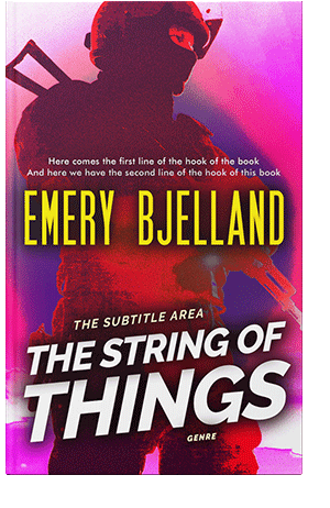 Pre Made Book Cover Claret