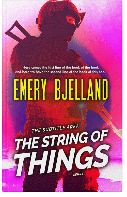 Front view of Premade Mystery & Thriller & Suspense Book Cover - Claret