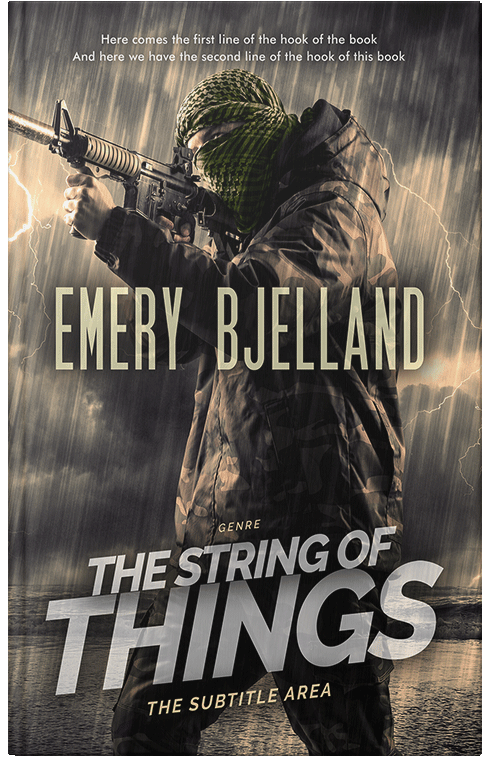 Front view of Premade Mystery & Thriller & Suspense Book Cover - Dune