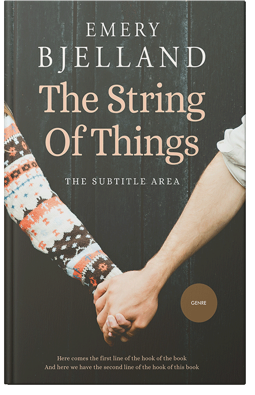 Front view of Premade Romance Book Cover - Kelp