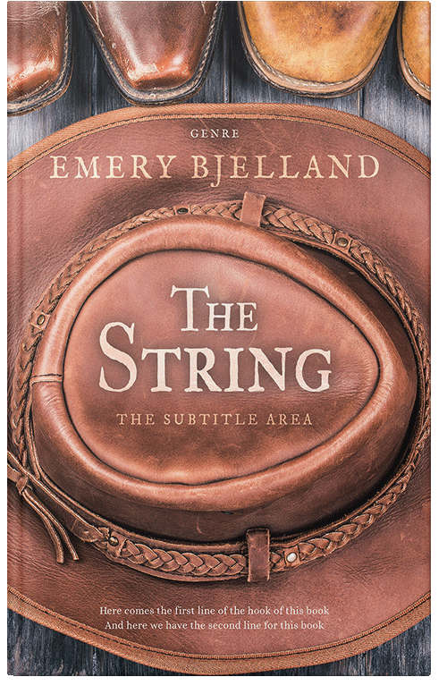 Front view of Premade Historical Book Cover - Santa Fe