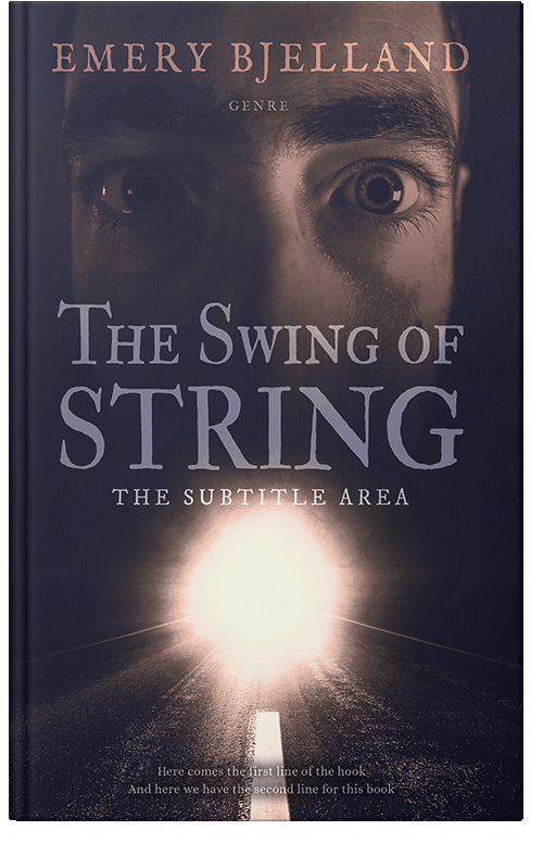 Front view of Premade Mystery & Thriller & Suspense Book Cover - Steel Gray