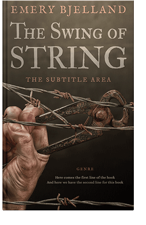 Pre Made Book Cover Bistre