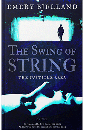 Pre Made Book Cover Black Rock