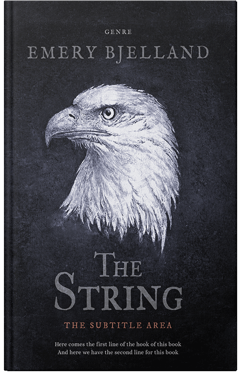 Front view of Premade Horror Book Cover - Woodsmoke