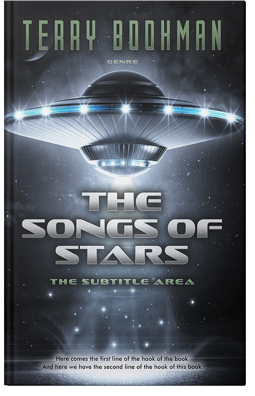 Front view of Premade Science Fiction Book Cover - Charade