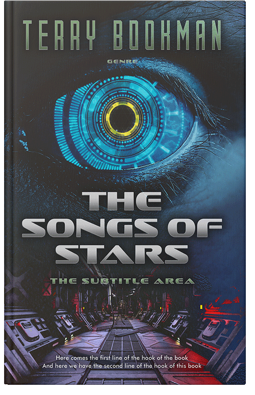 Front view of Premade Science Fiction Book Cover - Charade