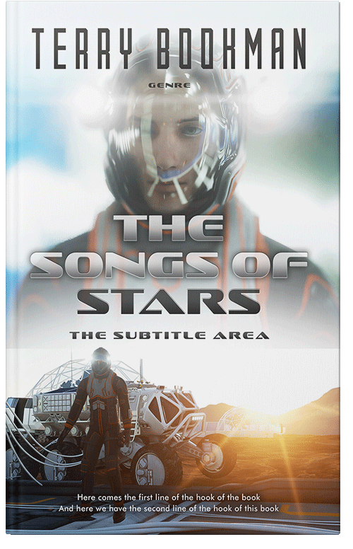 Front view of Premade Science Fiction Book Cover - Celeste