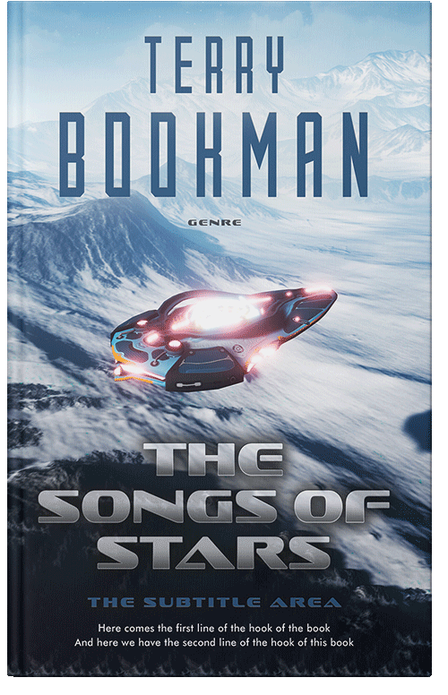 Front view of Premade Science Fiction Book Cover - Cloud Burst