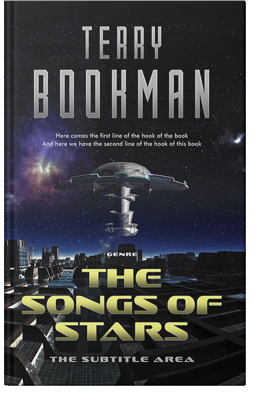 Front view of Premade Science Fiction Book Cover - Cinder