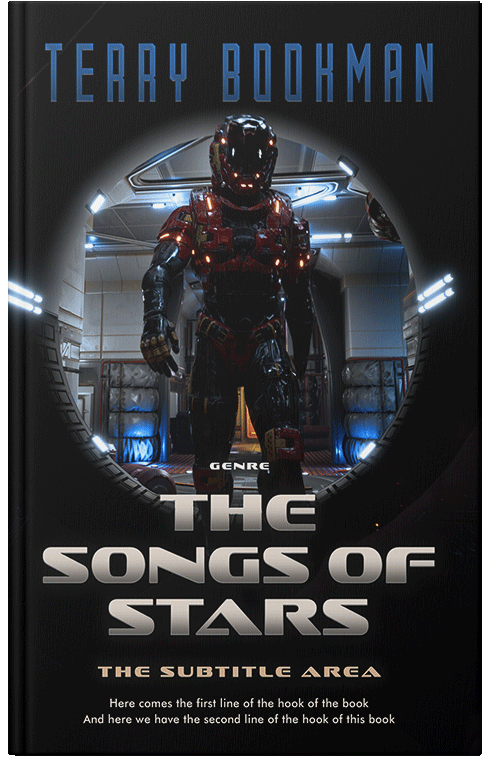 Front view of Premade Science Fiction Book Cover - Woodsmoke