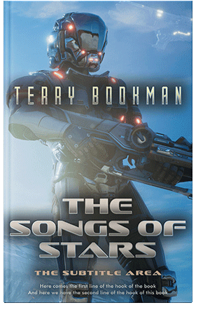 Pre Made Book Cover Bermuda Gray