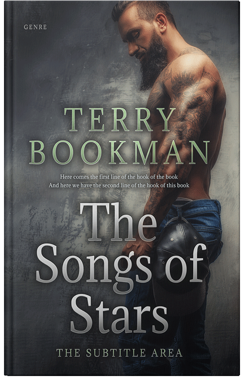 Front view of Premade Erotica Book Cover - Shark