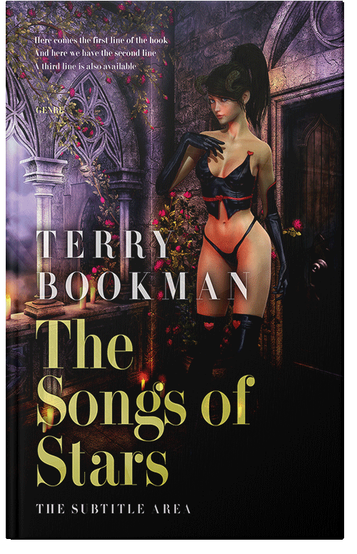 Front view of Premade Erotica Book Cover - Brandy Rose