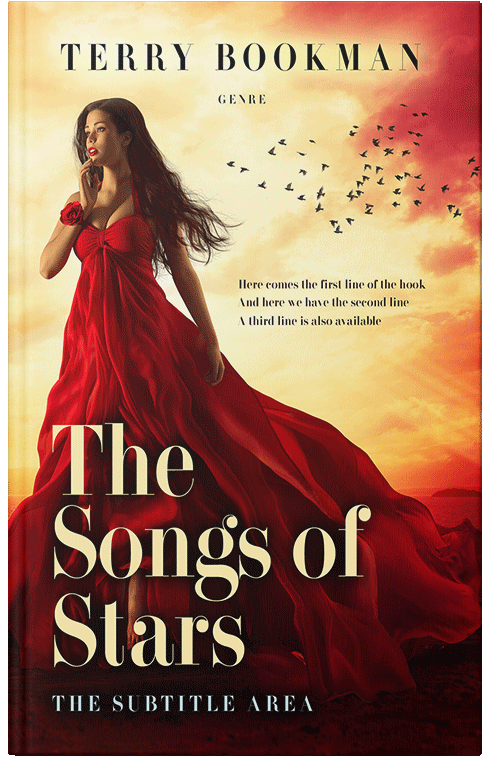 Front view of Premade Fantasy Book Cover - Rebel