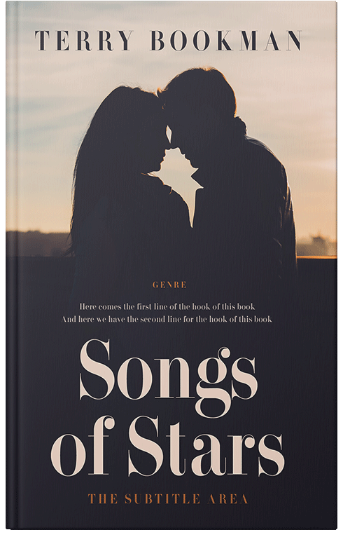 Front view of Premade Romance Book Cover - Shark