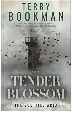 Pre Made Book Cover Gray Nickel