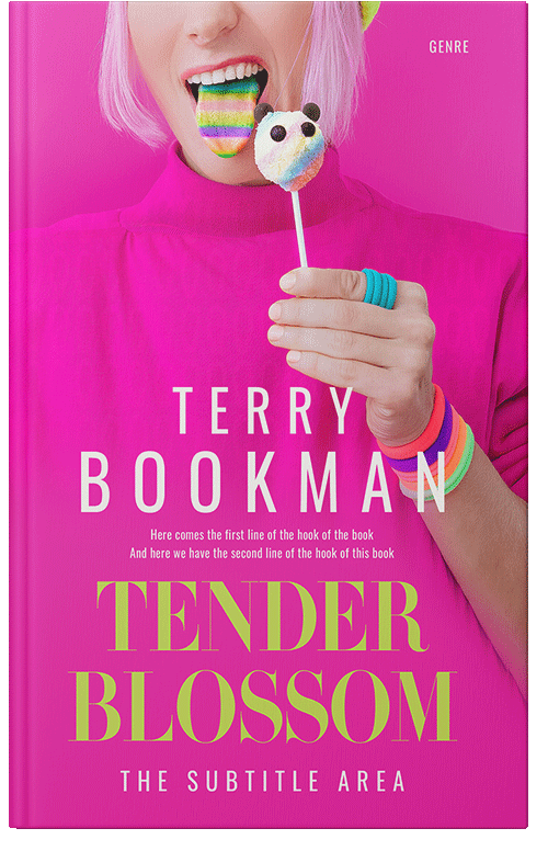 Front view of Premade Erotica Book Cover - Cerise