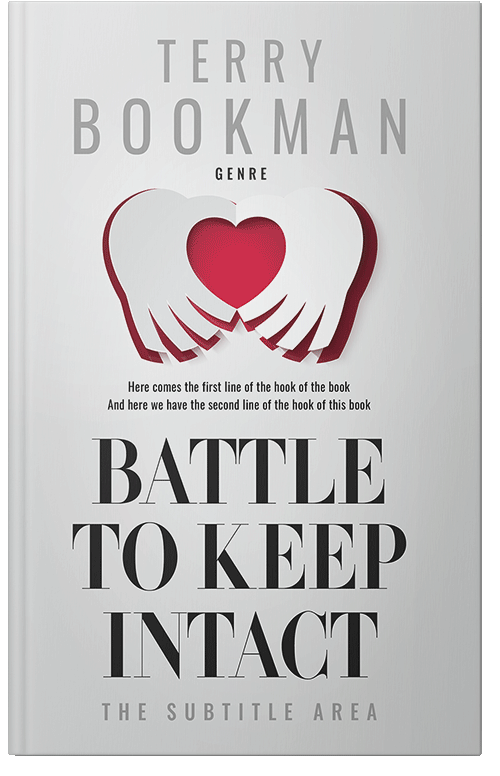 Front view of Premade Romance Book Cover - Iron