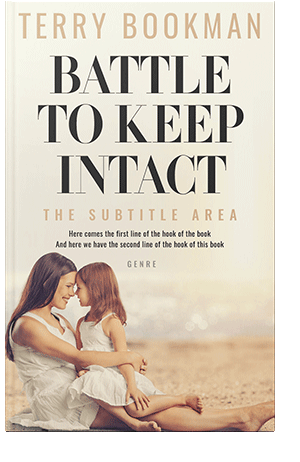 Pre Made Book Cover Quarter Spanish White