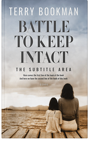 Premade Book Cover Swirl