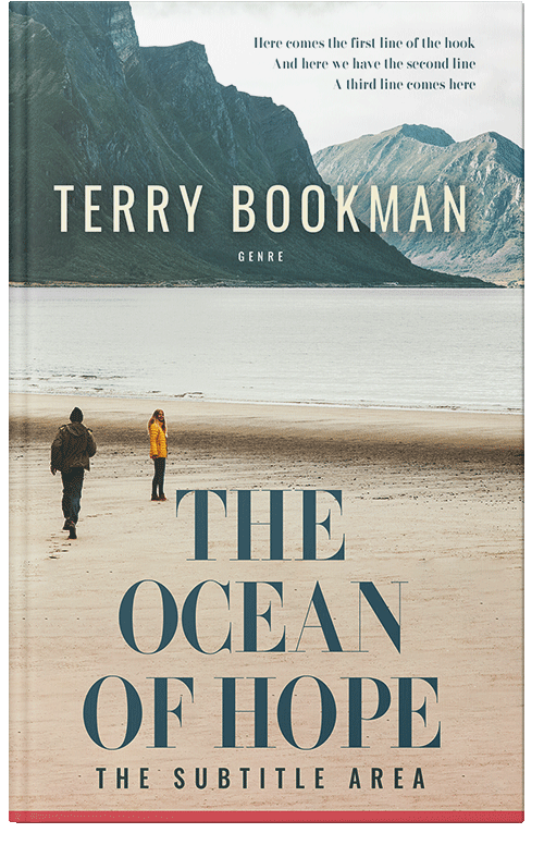 Front view of Premade Romance Book Cover - Satin Linen