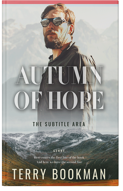 Front view of Premade Travel Book Cover - Pumice